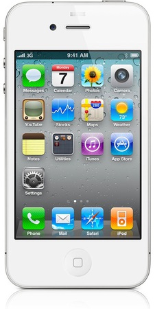 Смартфон APPLE iPhone 4 8GB White - Карабулак