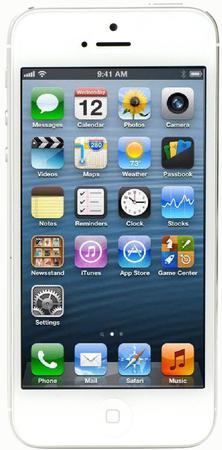 Смартфон Apple iPhone 5 64Gb White & Silver - Карабулак